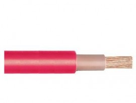 	Cabo, cobre, unipolar, flexvel, 1,5 mm, vermelho, HEPR, 0,6/1 KV, classe 5, rolo 100 metros