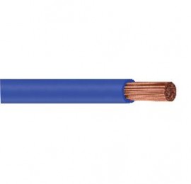 	Cabo, cobre, unipolar, flexvel, 4 mm, azul escuro, PVC, 450/750 V, classe 4, rolo 100 metros