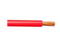 Cabo, cobre, unipolar, flexvel, 2,5 mm, vermelho, PVC, 450/750 V, classe 4, rolo 100 metros